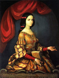 portrait of young Juana Ines